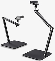 Advenza Webcam Camera Stand, Phone Mount, Sturdy Desk Mount for Webcam C922 C930e C920S C920 C615 C9
