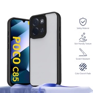 Case poco C85 Hardcase Clear Edge Backcase Casing poco C85 4G