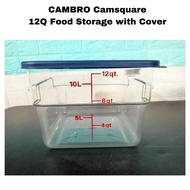 Camsquare with Cover 12Q Authentic Cambro