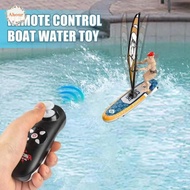 AHOUR Remote Control Boat, Balanced Low Speed RC Boat Toy, Kayaking High Speed Waterproof Electric T