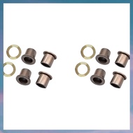 (XCTS) 2 set Spindle Bushings Upper and Lower Bushings Bronze Pin Wave Washer for Club Car Precedent
