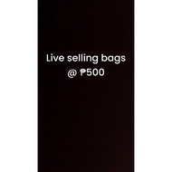bags for only ₱500 at live selling