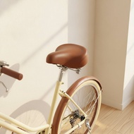 Cycle Saddle with Spring Comfortable Wide Cycle Saddle Cushioned Bike Seat Oversized Wide Bike Seat 