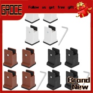 Grocerybazaar Adjustable Furniture Leg Riser Space Increased Stable Rubber Anti Falling for Home