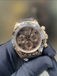 ✨ 18K玫瑰金朱古力數字面膠帶計時DAYTONA✨⌚️