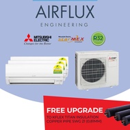 MITSUBISHI ELECTRIC STARMEX AIR-CONDITIONER SYSTEM 3 - NEW R32 REFRIGERANT (FREE UPGRADED MATERIAL)