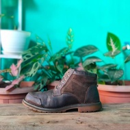 sepatu treking outdoor leather boots timberland size 42 second