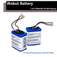 Original 7.2V 2500mAh Ni-MH  Rechargeable battery for iRobot Roomba Braava 380 380T Mint 5200c