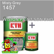 1457 MISTY GREY ( 5 LITER ) 5L KTH Epoxy floor paint / expoxy floor paint / ROOFING &amp; FLOORING cat epoxy lantai / paint9