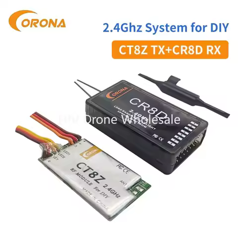 Corona 2.4Ghz DIY Module CT8Z (DSSS) with CR8D For RC control driving flight Airplane helicopters Ca