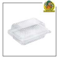 Plastic Tray Food OPS-C46 BENXON  [ 50pcs± ]Bakery Disposable Plastic Clear Food Box - Bekas Makanan