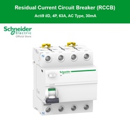 A9R71463 เบรกเกอร์กันดูด 4P 63A Schneider Electric รุ่น Acti9 ชไนเดอร์