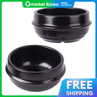 Korean-Made Commercial Earthenware Pot for Steamed Egg Gukbap and Doenjang Stew. Stone Pot Size
