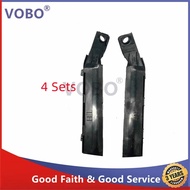 4 Sets New Front Left+Right Bumper Brackets 62224-EM30A 62225-EM30A for Nissan 2007-2012 Versa 1.6 S