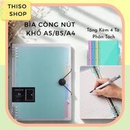 (COVER AND PAPER SOLD SEPARATELY) Binder B5 A5 A4, Replaceable Paper Notebook Cover, Refill Paper Co