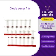 Zener Diode 1W 3.3V/3.9V/5.1V/5.6V/6.2V/9.1V/12V/15V/18V/20V/24V bag of 10 buffalo head components