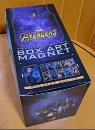 全新原盒 hottoys marvel avengers 4 infinity war hot toys 玩具狂熱 復仇者聯盟 復聯 4 無限之戰 box art magnet 磁石 磁鐵 1盒10包