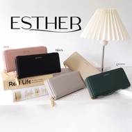 กระเป๋าสตางค์ใบยาว ซิปรอบ MUNIGA รุ่น Esther มีกล่องพร้อมส่ง‼️ (สามารถเลือกสีได้ค่ะ)