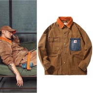 正品MADNESS CARHARTT聯名潮牌余文樂同款MDNS破壞工裝夾克外套男