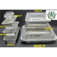 Aluminium Foil Tray / Baking Tray / Buffet tray (5sets/10sets) with lid together Disposable Tray Dis
