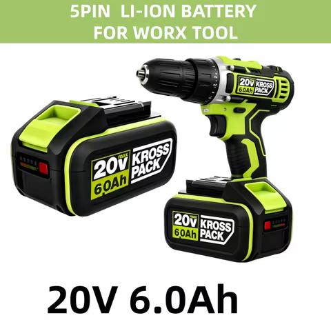 Genuine Worx Replacement New battery,20V 6.0Ah/8.0Ah for WORX power tool series compatible with WA30