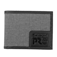 Timberland PRO Men's Canvas Leather RFID Billfold Wallet Back Id Window