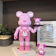 [MUA 1 TẶNG 2] Mô hình lắp ráp le.go gấu bearbrick bê khay 50cm - Mô hình gấu breabrick size đại