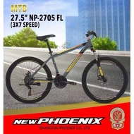 Sepeda MTB 27,5 Phoenix Star 21 Speed Cakram Kabel Dalam Murah/ Sepeda Gunung 27,5 PhoenixStar murah