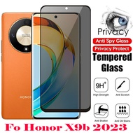 For Honor X9b X 9B X9A X9a 5G 2023 3D Full Cover Curved Privacy Tempered Glass Screen Protector Clas