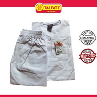 Tai Fatt Falcon Baju Melayu Putih Johor Baju Sekolah Agama Lelaki Sekolah Rendah &amp; Menengah School Uniform