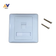 RJ45 LAN FACEPLATE 1 PORT 2 PORT/