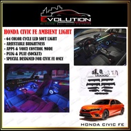 [PLUG N PLAY] HONDA CIVIC FE AMBIENT LIGHT 64 COLOUR (GALAXY DESIGN)