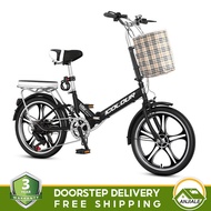 AJ City Bicycle/Foldable Bicycle/Shifting Mini-bikes/ 14/16/20 Inch Ultra Lightweight Bicycle/High Carbon Steel Frame/Shock Absorption