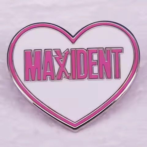 Maxident Music Album Enamel Pins Band Fans Badge Brooches Jewelry Accessories