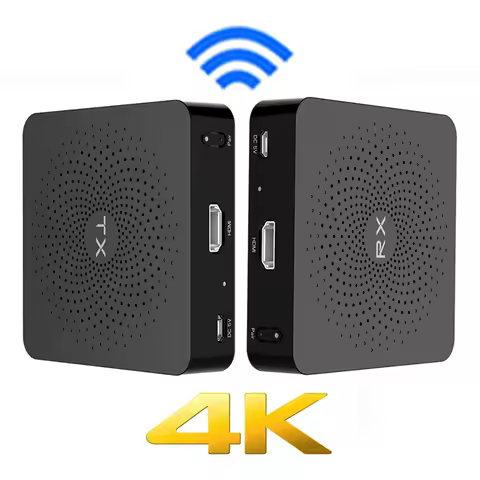 TLT-TECH W2H 4K 60GHz Wireless HDMI Transmitter Extender Receiver Full HD 4K@30Hz 3D(Transmitter + R