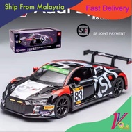 Diecast 1:32 Scale Audi R8 LMS Alloy Model Car Vehicles Metal Collection Toys Gift