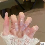 G89 - Pieceg Fake Hand Set of 30 Nails With Glue Latest Model 2025