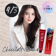 Chocolate Brown 4/3 Sora Hair Color Dye