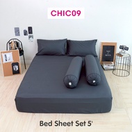 TULIP ชุดเครื่องนอน ผ้าปูที่นอน ผ้าห่มนวม รุ่นTULIP CHIC สีพื้น CHIC09 สัมผัสนุ่มสบายสไตล์มินิมอล