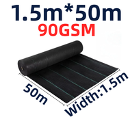 Weedmat 5m-200m Penutup Tanah Bumi- Pencegah Rumpai Weed mat WeedMat Weed Control Landscape Weed Con