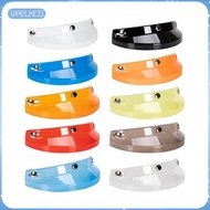 [vpelkcd] Retro Helmet Visor 3 Snap Sun Shade Protector for 3/4 Helmets Retro Helmets