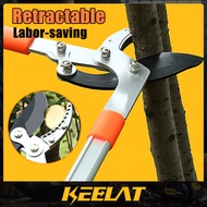 KEELAT Retractable High Branch Shears Strong Thick Branch Shears Fruit Tree Flower Pruning Branch Sc