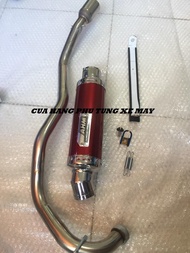 Pô AHM gắn xe Ex135 Ex150 Winner 150 Winner X Raider Fi Satria Fi ( kèm cổ inox )