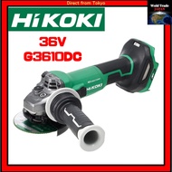 HiKOKI G3610DC 36V cordless disk grinder 100mm Disc 1500W Max Kickback Reduction System body only