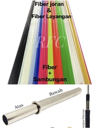 fiber layangan fiber joran pancing + free sambungan panjang 80cm - 200cm