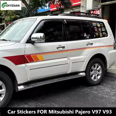 Car Stickers FOR Mitsubishi Pajero V97 V93 Body modification decoration custom fashion sports decal 