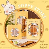 Moon Box - THE BUNNY'S DREAM, Holds 4 Moon Cakes - 6 Cakes -8 Cakes, For 50-80g Cakes - POPPY STORE