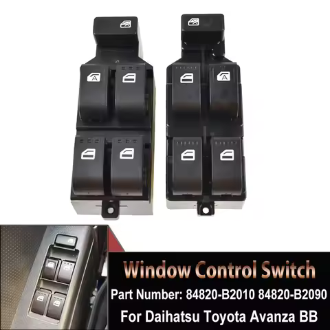Electric Master Power Window Lifter Control Switch Regulator Button For Daihatsu Sirion Terios J2 To