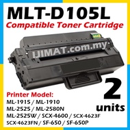 2x Compatible Samsung MLT-D105L 105L ML 1910 1911 1915 2525 2525W 2526 2580N 2581 SCX 4600 4601 4623