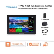 FEELWORLD T7PRO 2000nits 7-inch monitor for Canon, Nikon, Sony A7M Director 3G-SDI external 4K high-